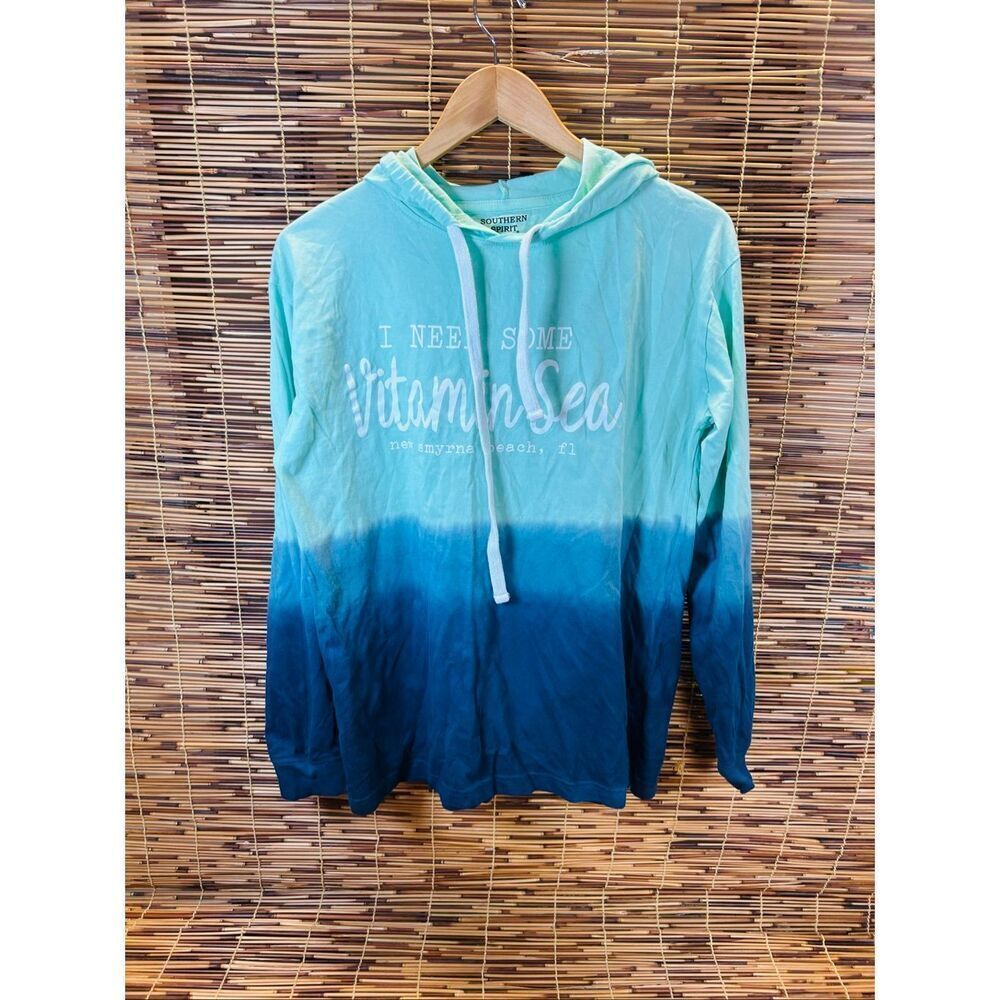 I Need Some Vitamin Sea New Smyrna Beach, FL Hoodie Southern Spirit Large Hoodie